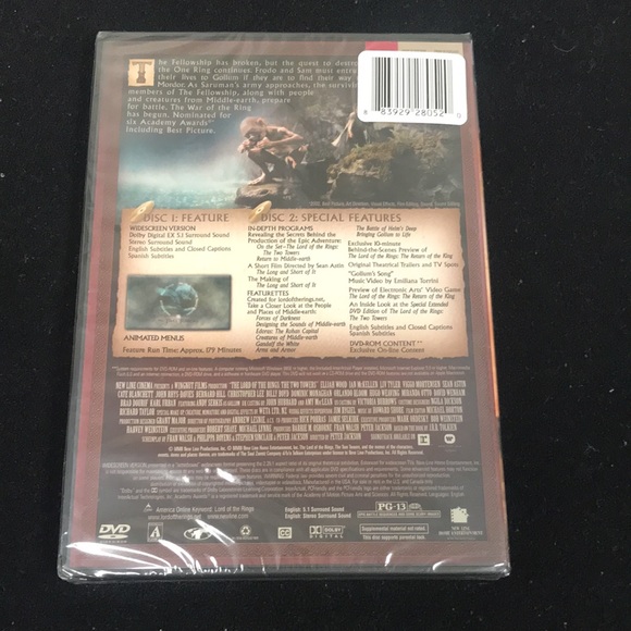Lord of the Rings Trilogy - 3 DVD Set NEW - Picture 5 of 7